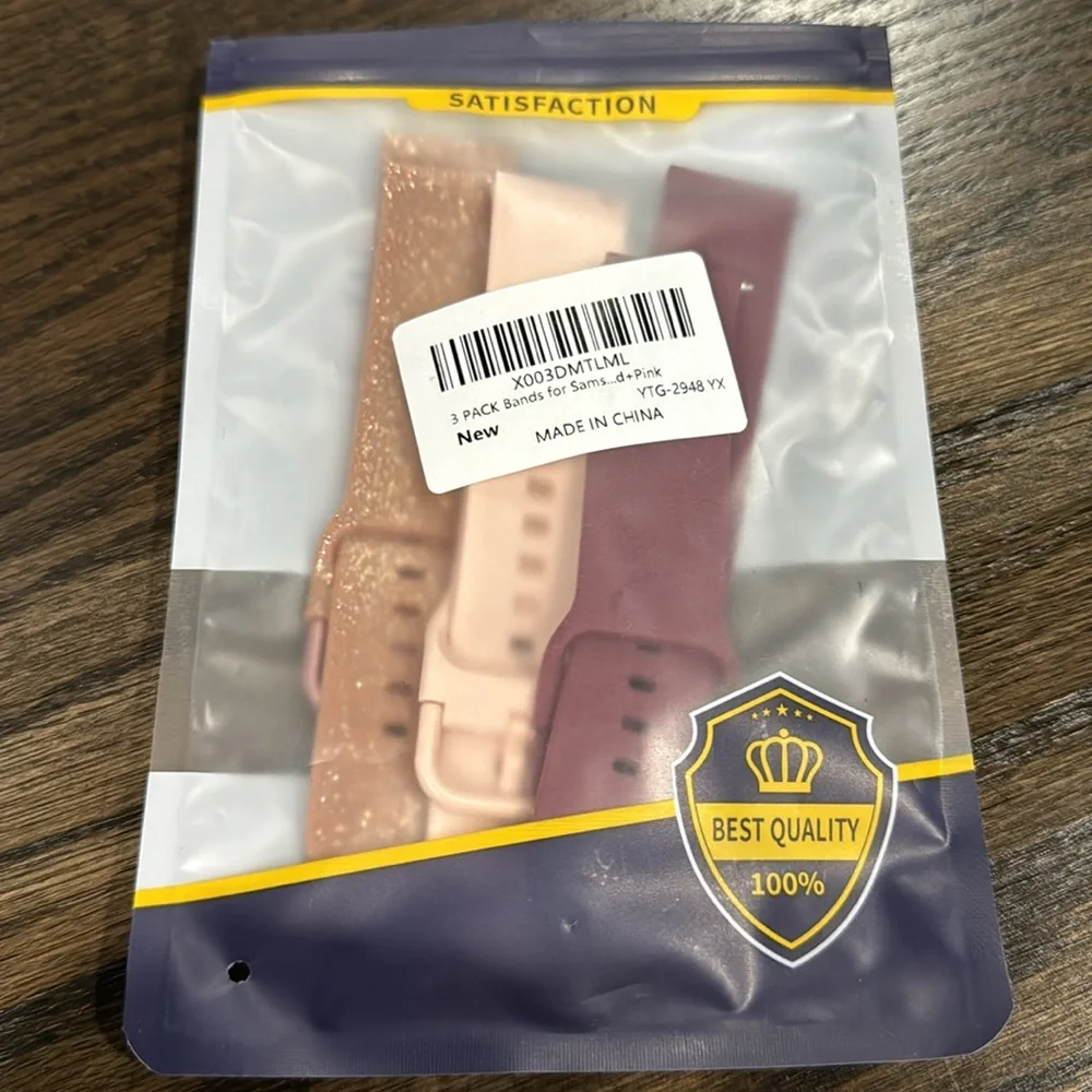 New bands for Samsung watch, 3 pack